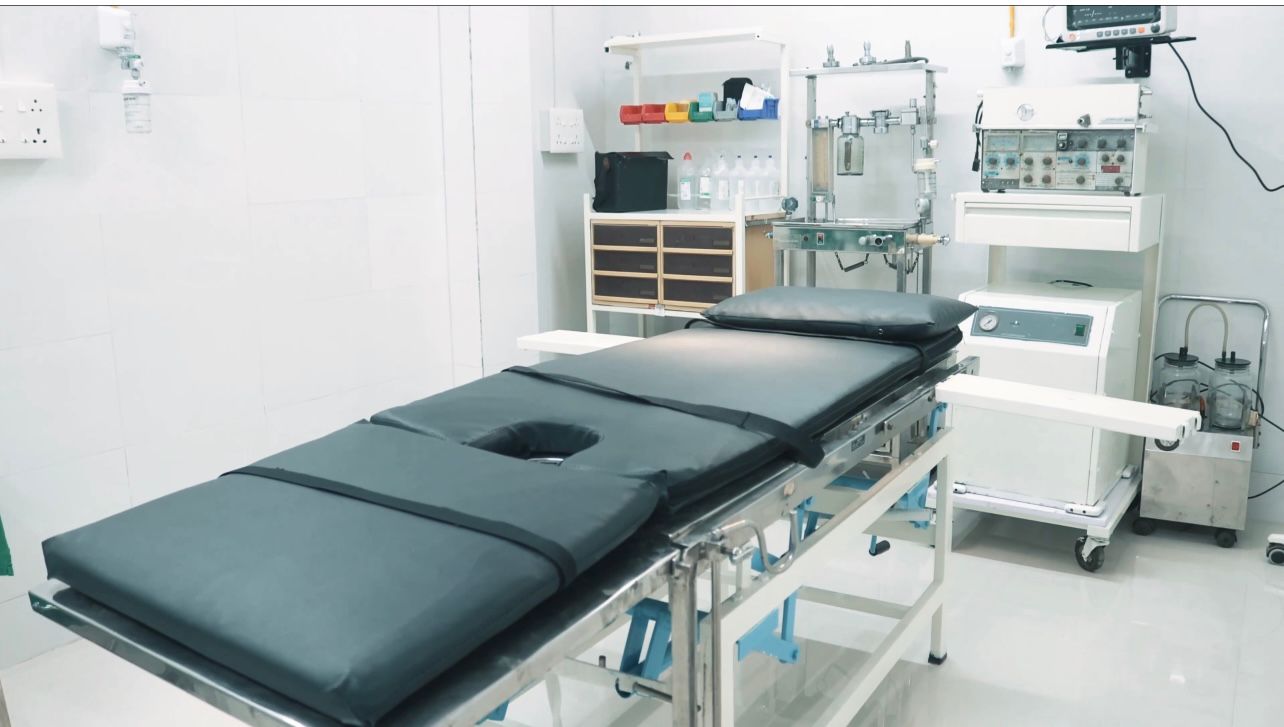 Medical facility treatment room at Medicool Hospital