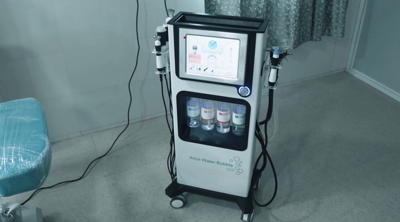 Advanced diagnostic equipment in use